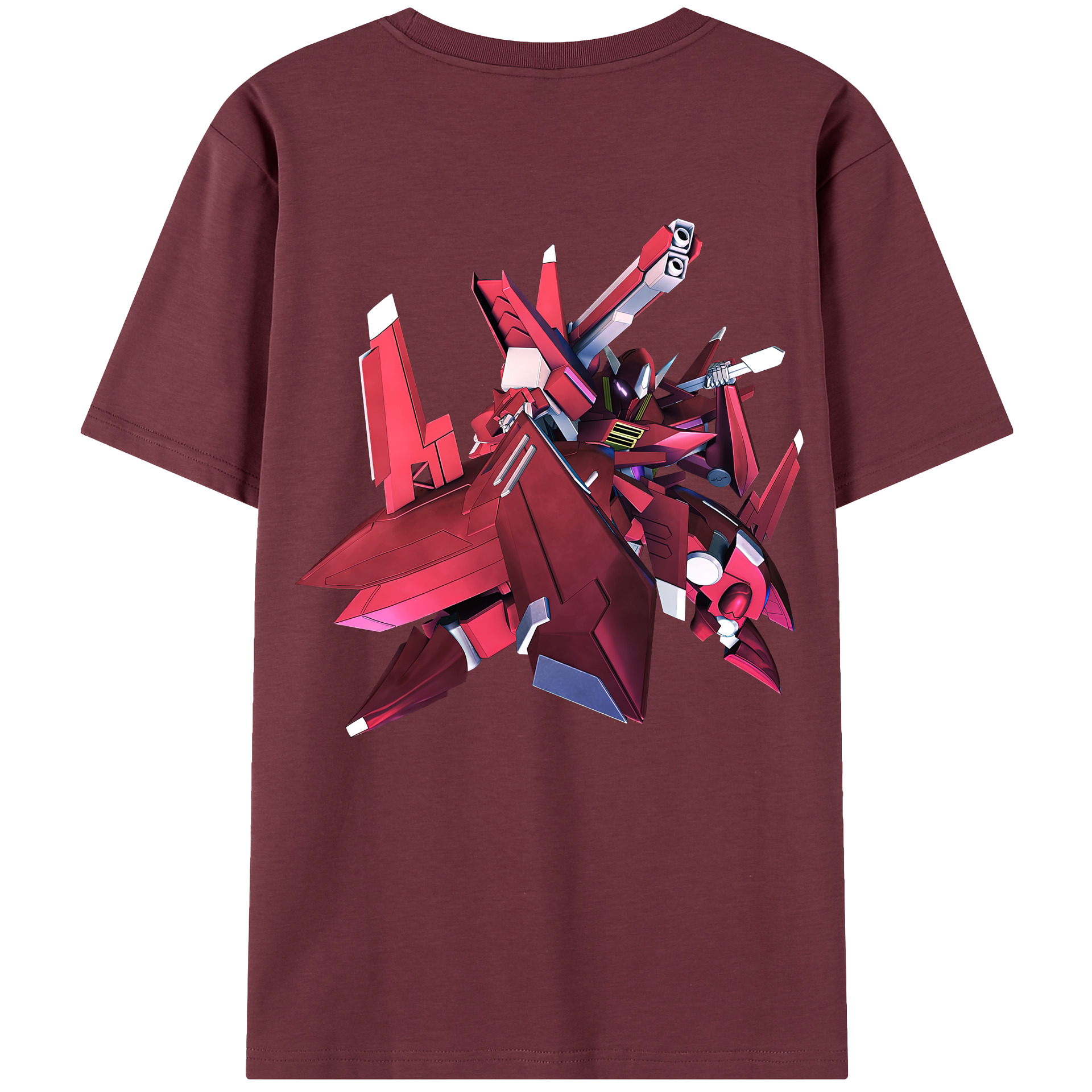 （画像用） 機動戦士ガンダム Mobile Suit Gundam 綿100％半袖Tシャツ（背面プリント）